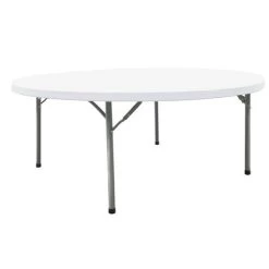 Table Ronde Pliante - 183 Cm - Furnitrade