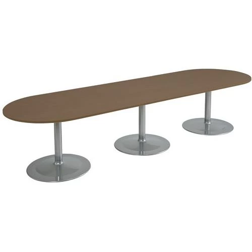 Table Conseil Ovale Pied Tulipe Avec Base Ronde 7 Table Conseil Ovale Pied Tulipe Avec Base Ronde – Image 5