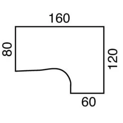 Bureau Compact Open - Hêtre/ Aluminium - Piètement Fixe -Magasin De Fournitures De Bureau AIG298603 1