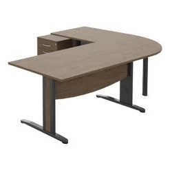 Pack Bureau Droit Pieds L 160cm+angle 90°+bureau 80cm+caisson Mobile Quatuor -Magasin De Fournitures De Bureau AIG30201753