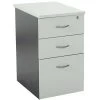 Caisson Fixe Basik - Gris Clair 1 Caisson Fixe Basik - Gris Clair -Magasin De Fournitures De Bureau AIG303497