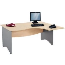 Bureau Compact Galaxy - Érable -Magasin De Fournitures De Bureau AIG303597