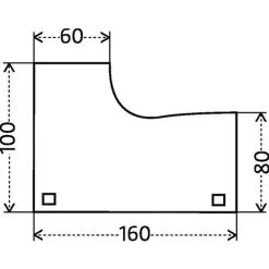 Bureau Compact Galaxy - Érable