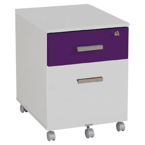 Caisson Mobile Linéo Blanc 3 Caisson Mobile Linéo Blanc