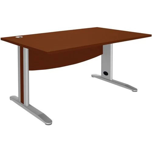 Bureau Droit Quatuor Pieds Métal - Manutan 4 Bureau Droit Quatuor Pieds Métal - Manutan – Image 2