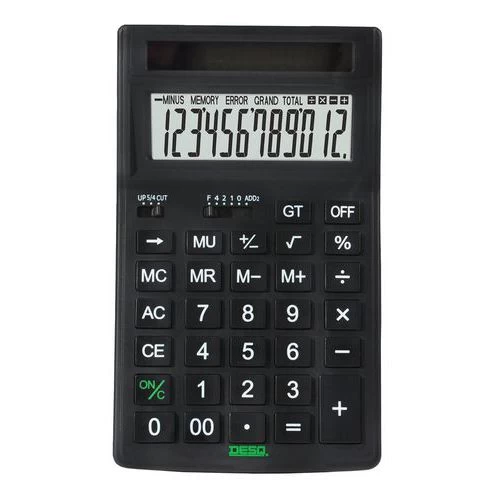Caculatrice Pro énergie Solaire 12 Chiffres - Desq 3 Caculatrice Pro énergie Solaire 12 Chiffres - Desq