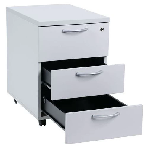 Caisson Mobile - Gris Clair - Manutan 8 Caisson Mobile - Gris Clair - Manutan – Image 6