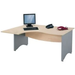 Bureau Compact Galaxy - Érable -Magasin De Fournitures De Bureau AIG349740
