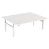 Bureau Droit Ergonomique Bench à Manivelle 2 Places Piètement En H - Kelli 1 Bureau Droit Ergonomique Bench à Manivelle 2 Places Piètement En H - Kelli -Magasin De Fournitures De Bureau AIG3530356