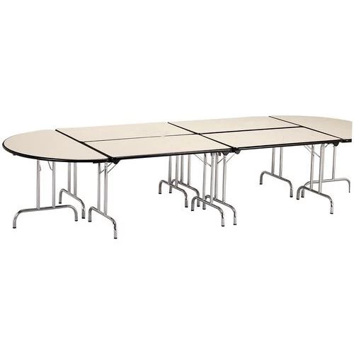 Table Modulaire Pliante - Piètement Chromé - Rectangulaire 7 Table Modulaire Pliante - Piètement Chromé - Rectangulaire – Image 5