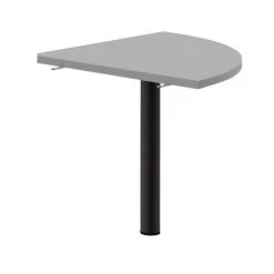 Angle De Liaison 90° Pure - Piètements Fixes - Gris Clair/gris Foncé