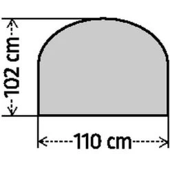 Table Modulaire Ovale - Semi-ovale - Pied En Croix