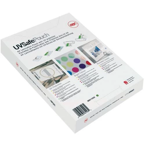 GBC® Pochettes De Plastification Avec Protection Anti-UV GBC 4 GBC® Pochettes De Plastification Avec Protection Anti-UV GBC – Image 2