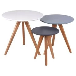 Tables Gigognes Lucio 7 Tables Gigognes Lucio -Magasin De Fournitures De Bureau AIG5274580