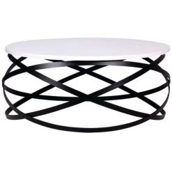 Table Basse Dario Pied Noir -Magasin De Fournitures De Bureau AIG5274586