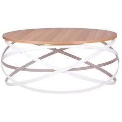 Table Basse Dario Pied Blanc -Magasin De Fournitures De Bureau AIG5274976