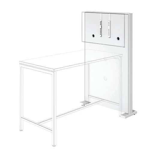 Meuble Coworking Pour écran Créo 4 Meuble Coworking Pour écran Créo – Image 2