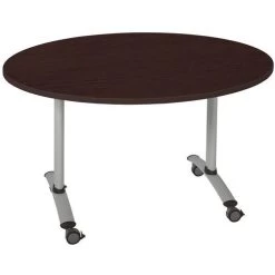 Table Ronde Plateau Mélaminé Pivotant Axe -Magasin De Fournitures De Bureau AIG6341050