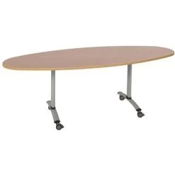 Table Plateau Stratifié Axe Ovale -Magasin De Fournitures De Bureau AIG6341052 1