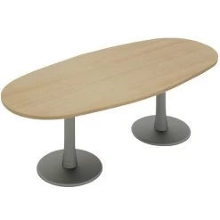 Table De Réunion Ovale 200 X 110 Cm Foska