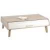 Table Basse Vintage Coloris Chêne/Blanc 2 Table Basse Vintage Coloris Chêne/Blanc -Magasin De Fournitures De Bureau AIG6352322