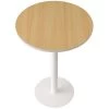 Table De Réunion Haute Easy Ø 80 Cm Plateau Coloris Uni -Magasin De Fournitures De Bureau AIG6352546