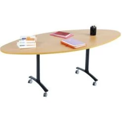 Table Plateau Stratifié Axe Ovale -Magasin De Fournitures De Bureau AIG6382262 1