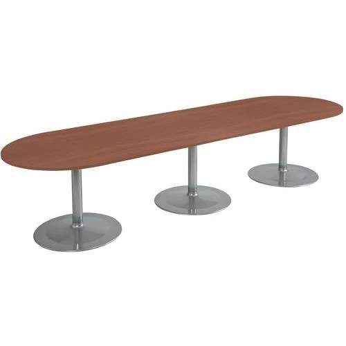 Table Conseil Ovale Pied Tulipe Avec Base Ronde 9 Table Conseil Ovale Pied Tulipe Avec Base Ronde – Image 7