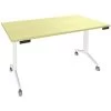 Table Rectangulaire Avel Plateau Pivotant Pieds Blancs Sur Roulettes -Magasin De Fournitures De Bureau AIG6480482