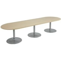 Table Conseil Ovale Pied Tulipe Avec Base Ronde 29 Table Conseil Ovale Pied Tulipe Avec Base Ronde -Magasin De Fournitures De Bureau AIG6483304