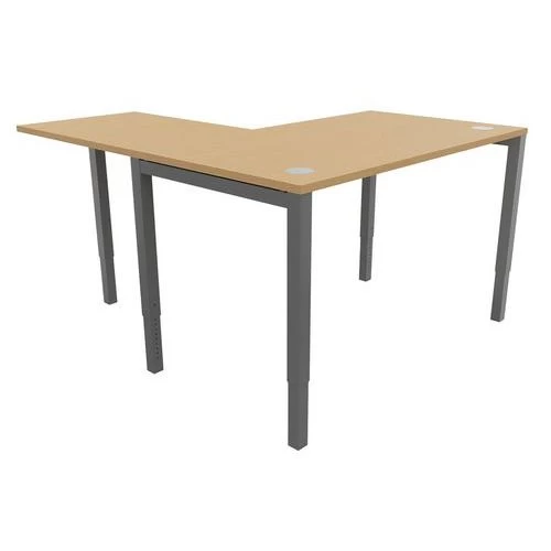 Bureau Droit Astro Arche 140x80+extension Hauteur Réglable 3 Bureau Droit Astro Arche 140x80+extension Hauteur Réglable