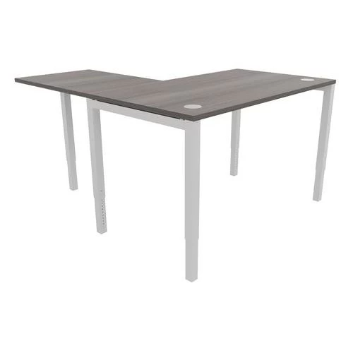 Bureau Droit Astro Arche 140x80+extension Hauteur Réglable 4 Bureau Droit Astro Arche 140x80+extension Hauteur Réglable – Image 2