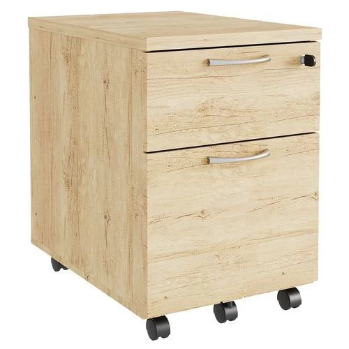 Caisson Mobile Bois 2 Tiroirs 4 Caisson Mobile Bois 2 Tiroirs – Image 2