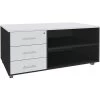 Console Mobile Poignée Brillante 3 Tiroirs Urban 2 Console Mobile Poignée Brillante 3 Tiroirs Urban -Magasin De Fournitures De Bureau AIG7070831
