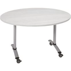 Table Ronde Plateau Mélaminé Pivotant Axe -Magasin De Fournitures De Bureau AIG7175584