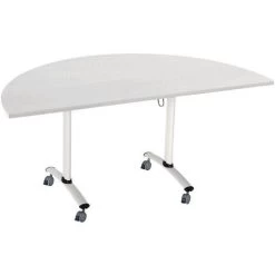 Table Plateau Stratifié Demi-lune Axe