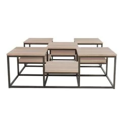 Table Basse Atelier Multi Plateaux