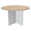 Table De Réunion Ronde 100cm Chêne/blanc 1 Table De Réunion Ronde 100cm Chêne/blanc -Magasin De Fournitures De Bureau AIG7480462
