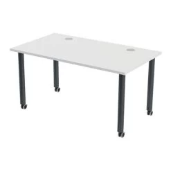 Table De Réunion Tubo à Roulettes 140 X 80 Cm -Magasin De Fournitures De Bureau AIG7492094