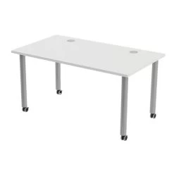 Table De Réunion Tubo à Roulettes 140 X 80 Cm -Magasin De Fournitures De Bureau AIG7492095