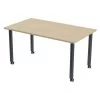 Table De Réunion Tubo à Roulettes 140 X 80 Cm -Magasin De Fournitures De Bureau AIG7492096