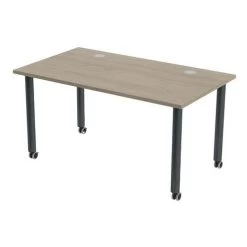 Table De Réunion Tubo à Roulettes 140 X 80 Cm -Magasin De Fournitures De Bureau AIG7492099