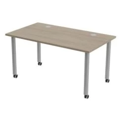 Table De Réunion Tubo à Roulettes 140 X 80 Cm -Magasin De Fournitures De Bureau AIG7492100