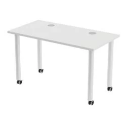 Table De Réunion Tubo à Roulettes 120 X 60 Cm -Magasin De Fournitures De Bureau AIG7492101