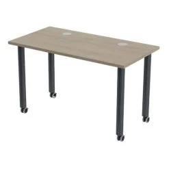 Table De Réunion Tubo à Roulettes 120 X 60 Cm -Magasin De Fournitures De Bureau AIG7492107
