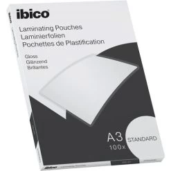 Esselte Pochettes Plastification Ibico Basics Standard A3, Boite 100