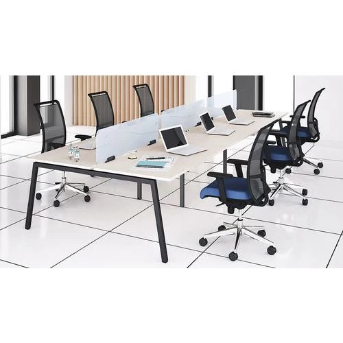 Bureau Droit 140 Cm Pieds A Misao - Manutan 4 Bureau Droit 140 Cm Pieds A Misao - Manutan – Image 2