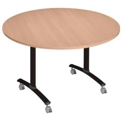 Table Plateau Stratifié Axe Rond -Magasin De Fournitures De Bureau AIG8069228