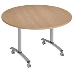 Table Plateau Stratifié Axe Rond -Magasin De Fournitures De Bureau AIG8069230