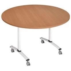 Table Plateau Stratifié Axe Rond -Magasin De Fournitures De Bureau AIG8069231